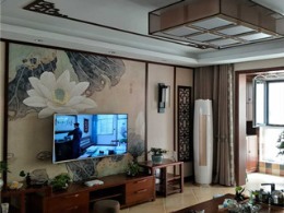 实创装饰丨嘉悦尚城128㎡三居室现代新中式风格装修实景
