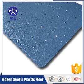 PVC商用地板-同质透心玉石纹蓝色彩点 YC-YS208 PVC商用地板