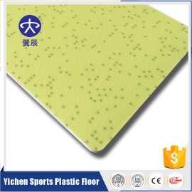 PVC商用地板-靓彩系列绿色 YC-LC001 PVC商用地板