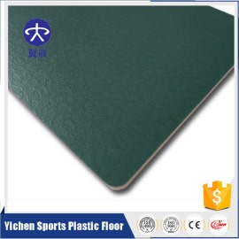 PVC商用地板-平面墨绿色 YC-PM302 PVC商用地板