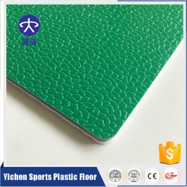 PVC运动地板-绿色小石纹 YC-X003 PVC运动地板