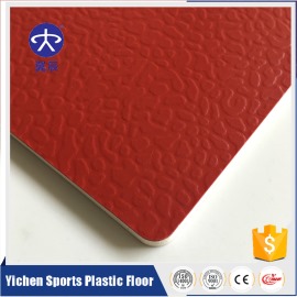 PVC运动地板-红色宝石纹 YC-B002 PVC运动地板
