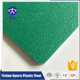 PVC运动地板-水晶沙粒纹绿色 YC-S009 PVC运动地板