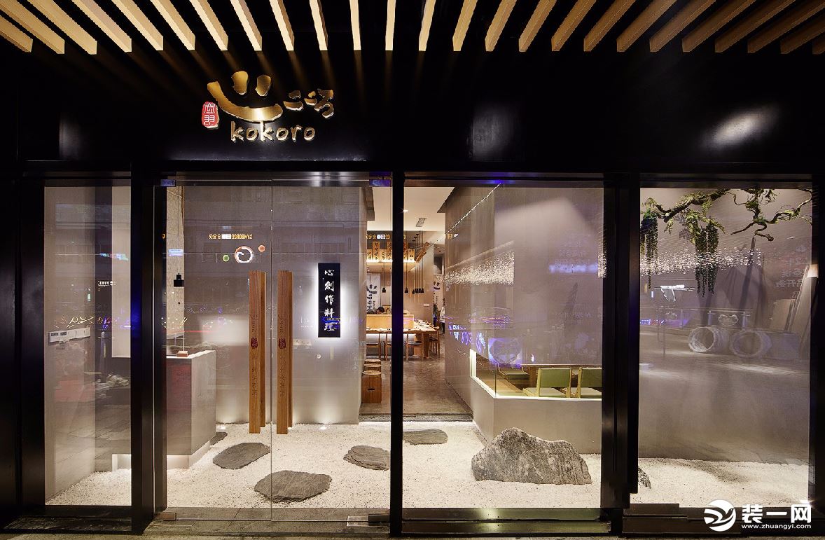 日料店装修日式料理店门头设计图片